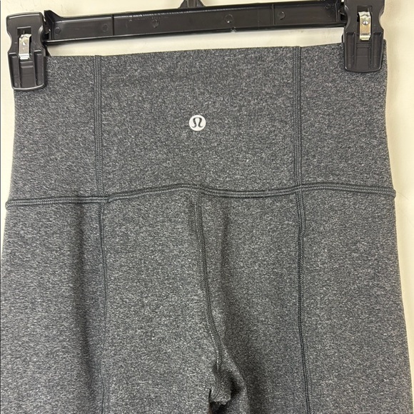Lululemon Athletica Gray High-Waisted Seamless Leggings 33” inseam - Picture 3 of 6